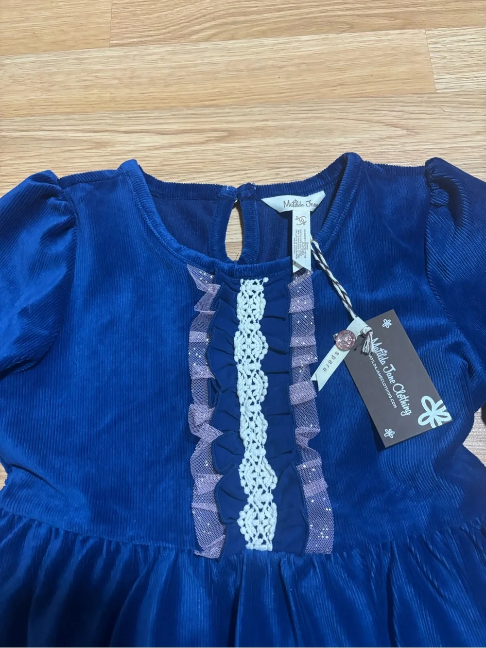 New “Matilda Jane” dress size 10 with tag and extra button
